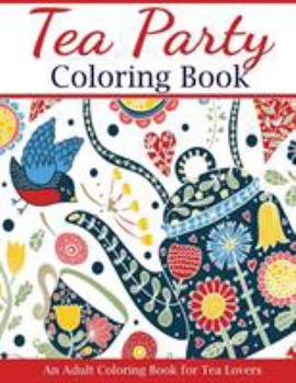 Paperback Tea Party Coloring Book