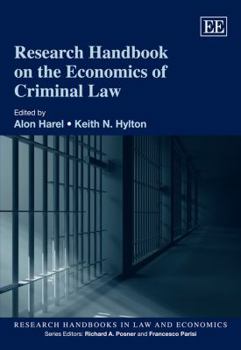 Hardcover Research Handbook on the Economics of Criminal Law Book