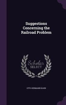 Hardcover Suggestions Concerning the Railroad Problem Book