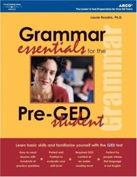 Paperback Grammar Essentials for Pre-GED Student Book
