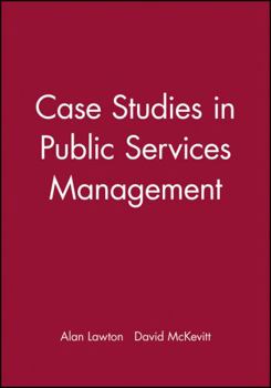 Paperback Case Studies in Public Services Management Book