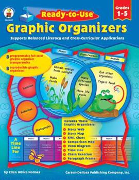 Paperback Ready-to-Use Graphic Organizers, Grades 1 - 5 Book