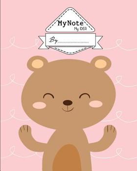 Paperback My Note My Idea: Bear,8 x 10, 110 pages Book