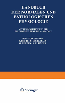 Paperback Handbuch Der Normalen Und Pathologischen Physiologie: Vierzehnter Band / Erste Hälfte: Fortpflanzung - Entwicklung Und Wachstum [German] Book