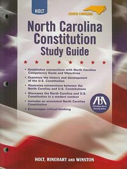 Holt North Carolina Constitution Study Guide