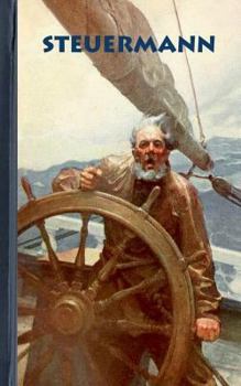 Steuermann (Notizbuch): Notizbuch, Kapitän, Schiff, Sturm, unruhiges Gewässer, starker Seegang, Unwetter, Meer, Notebook, Einschreibbuch, Tagebuch, ... Business, Manager, C