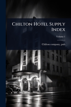 Paperback Chilton Hotel Supply Index Book