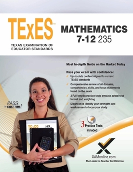 Paperback TExES Mathematics 7-12 235 Book