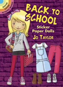 Paperback Back to School Sticker Paper Dolls Book