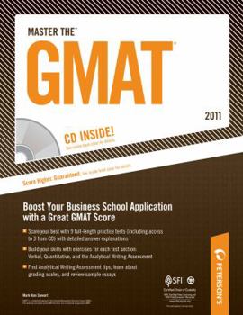 Paperback Master the GMAT 2011 (W/ CD) [With CDROM] Book