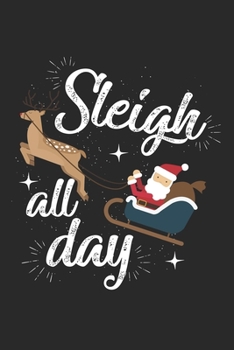 Merry Christmas Santa Claus sleigh: Calendar, weekly planner, diary, notebook, book 105 pages in softcover. One week on one double page. For all ... to take down and not forget. For 52 weeks.