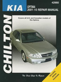 Paperback Chilton's Kia Optima 2001-10 Repair Manual Book