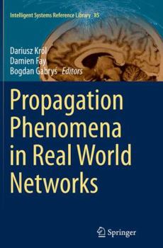 Paperback Propagation Phenomena in Real World Networks Book