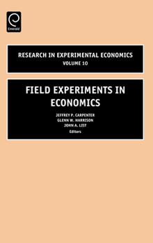 Hardcover Field Experiments in Economics Book