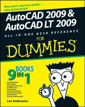 Paperback AutoCAD 2009 and AutoCAD LT 2009 All-In-One Desk Reference for Dummies Book