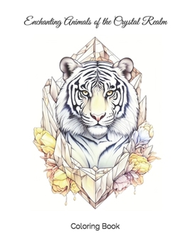 Paperback Enchanting Animals of the Crystal Realm: Coloring Book