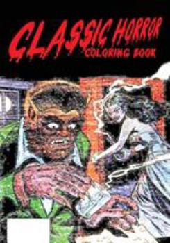 Paperback Classic Horror Coloring Book