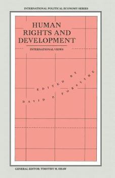 Paperback Human Rights and Development: International Views Book