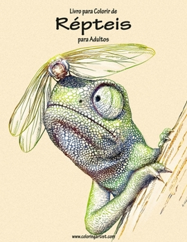 Paperback Livro para Colorir de Répteis para Adultos 1 [Portuguese] Book