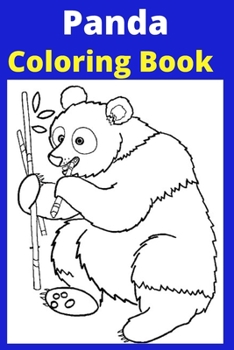 Paperback Panda Coloring Book: For Kids Ages 4-8 [Large Print] Book
