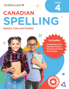 Paperback Canadian Spelling Grade 4 Book