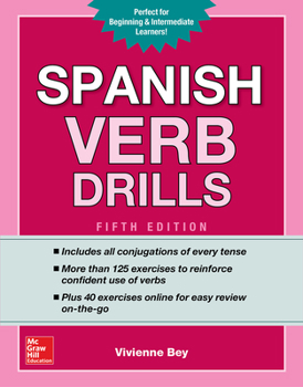 Paperback Spanish Verb Drills, Fifth Edition Book