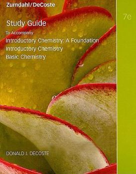 Paperback Study Guide for Zumdahl/Decoste's Introductory Chemistry, 7th Book
