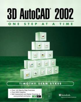 Paperback 3D AutoCAD 2002 - One Step at a Time Book
