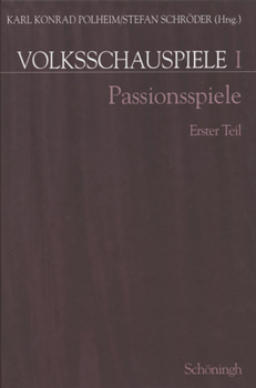 Hardcover Passionsspiele. Erster Teil [German] Book