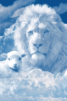 Password Log Book: Beautiful Lion and Lamb In Clouds of Heaven. Discreet Password Keeper and Online Organizer For All Your Internet Login Usernames and Passwords. Large Print.  Makes a Wonderful Gift!