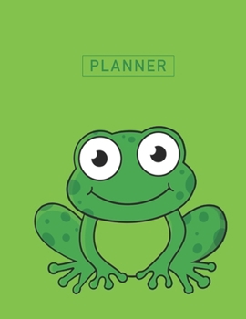 Planner: Cartoon FrogAnime & Chill 2 Year Monthly Planner with Note Pages (24 Months) | Jan 2020 - Dec 2021 | Month Planning | Appointment Calendar Schedule | Plan Each Day, Set Goals & Get Stuff Done