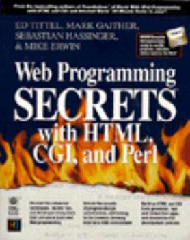 Paperback Web Programming Secrets with HTML, CGI, and Perl Book