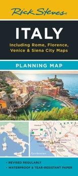 Map Rick Steves Italy Planning Map: Including Rome, Florence, Venice & Siena City Maps Book