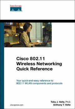 Paperback Cisco 802.11 Wireless Networking Quick Reference Book