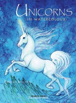 Paperback Unicorns in Watercolour Book
