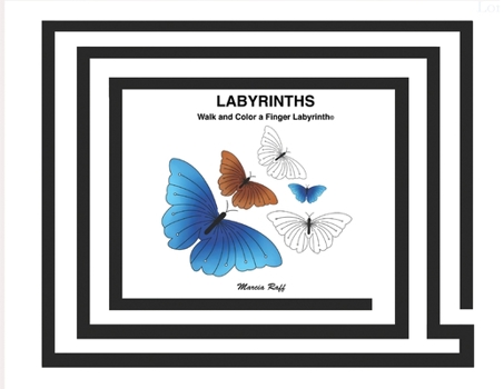 Paperback Labyrinths: Walk and Color a Finger Labyrinth(c) Book