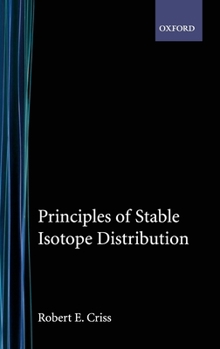 Hardcover Principles of Stable Isotope Distribution Book