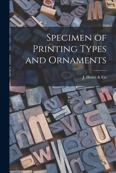 Paperback Specimen of Printing Types and Ornaments Book
