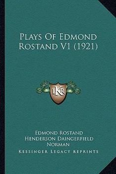 Paperback Plays Of Edmond Rostand V1 (1921) Book