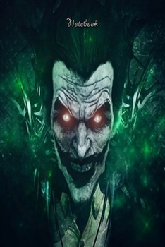 The Jocker Design 75  Notebook Comics For Jocker Fans and Lovers: Lined Notebook / Journal Gift, 120 Pages, 6x9, Soft Cover, Matte Finish