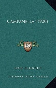 Paperback Campanella (1920) [French] Book