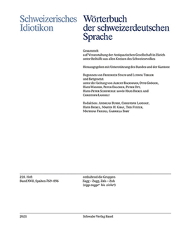 Schweizerisches Idiotikon: Spalten 769-896 (Schweizerisches Idiotikon, 228)