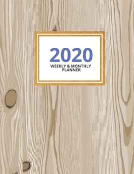 2020 Weekly & Monthly Planner: Planner And Journal Organizer 2020 | Planner Calendar 2020