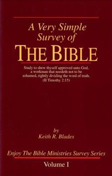 Paperback A Very Simple Survey of the Bible: Volume 1 Book