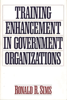 Hardcover Training Enhancement in Government Organizations Book