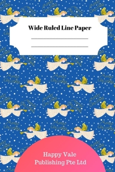Paperback Cute Christian Theme Wide Ruled Line Paper Book