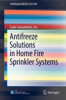 Paperback Antifreeze Solutions in Home Fire Sprinkler Systems Book