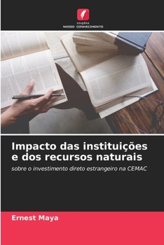 Paperback Impacto das instituições e dos recursos naturais [Portuguese] Book