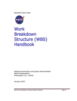 Paperback Work Breakdown Structure (WBS) Handbook Book