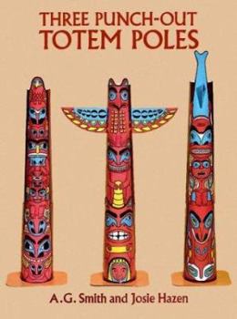 Paperback Three Punch-Out Totem Poles Book